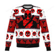 Deadpool Guy Ugly Christmas Sweater, All Over Print Sweatshirt