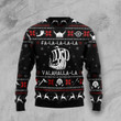 Valhalla Viking For Unisex Ugly Christmas Sweater, All Over Print Sweatshirt