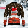 Custom Cleveland Browns NFL Football Santa Claus 3D Ugly Christmas Sweater