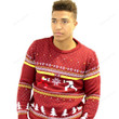 Street Fighter Ryu Vs. Ken Ugly Christmas Sweater, All Over Print Sweatshirt