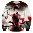 Attack On Titan Soldier Eren For Unisex Ugly Christmas Sweater, All Over Print Sweatshirt