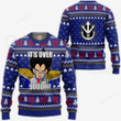 Vegeta Ugly Christmas Sweater Its Over 9000 Funny Dbz Ugly Christmas Sweater, All Over Print Sweatshirt