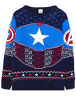 Marvel Captain America Shield Ugly Christmas Sweater, All Over Print Sweatshirt
