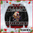 Thanos Less People More Miller Lite Ugly Christmas Sweater, All Over Print Sweatshirt