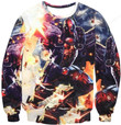 Marvel Deadpool Ugly Christmas Sweater, All Over Print Sweatshirt