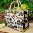 Pittsburgh Steelers Leather Handbag, Pittsburgh Steelers Leather Bag Gift