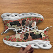 Pug Dog Mom Roses I'll Always Be By Your Side Memorial Max Soul Shoes, Gift Mother's Day For Dog Mom Light Sports Shoes