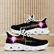 Walk By Faith Jesus Cross Christmas Gift For Christian Max Soul Shoes, Light Sports Shoes