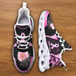 Breast Cancer Awareness Sunflower Ribbon Fight Like A Girl Max Soul Shoes, Light Sports Shoes