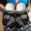 Personalized Lacrosse Attack Diamond Crocs Crocband Clogs, Gift For Lover Lacrosse Crocs Comfy Footwear