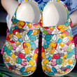 Pharmacist Colorful Capsules Crocs Crocband Clogs, Gift For Lover Pharmacist Crocs Comfy Footwear