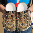 Native American Proud Crocs Crocband Clogs, Gift For Lover Native American Crocs Comfy Footwear