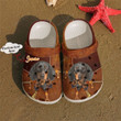 Personalized Zipper Dachshund Crocs Crocband Clogs, Gift For Lover Dachshund Crocs Comfy Footwear