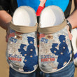 Postal Worker Around The World Crocs Crocband Clogs, Gift For Lover Postal Worker Crocs Comfy Footwear