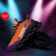 NCAA Clemson Tigers Custom Personalized Running Sports Max Soul Shoes
