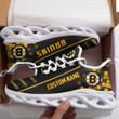 NHL Boston Bruins Custom Name Max Soul Shoes