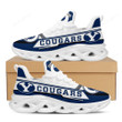 NCAA BYU Cougars Football Team Symbol Geometric Pattern Custom Name Max Soul Shoes