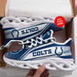 NFL Indianapolis Colts Custom Personalized Max Soul Shoes