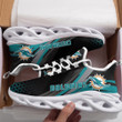 Miami Dolphins Custom Personalized NFL Max Soul Shoes