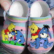 Pooh and Eeyore Crocs Crocband Clogs, Gift For Lover Pooh and Eeyore Crocs Comfy Footwear