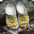 Spongebob Squarepants Crocs Crocband Clogs, Gift For Lover Spongebob Squarepants Crocs Comfy Footwear