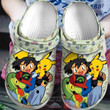 Satoshi And Pikachu Crocs Crocband Clogs, Gift For Lover Satoshi And Pikachu Crocs Comfy Footwear