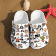 The Offfice Art Sticker Crocs Crocband Clogs, Gift For Lover The Offfice Crocs Comfy Footwear