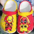 Pokemon Pikachu Spider Man Crocs Crocband Clogs, Gift For Lover Pokemon Pikachu Spider Man Crocs Comfy Footwear