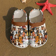 Funny Dog Doodles Crocs Crocband Clogs, Gift For Lover Dog Doodles Crocs Comfy Footwear