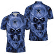 Dallas Cowboys Nfl Fans Skull Polo Shirt