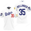 Los Angeles Dodgers Bellinger Championship Golden Jersey Polo Shirt