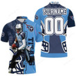 Mycole Pruitt Tennessee Titans Afc South Division Super Bowl Polo Shirt
