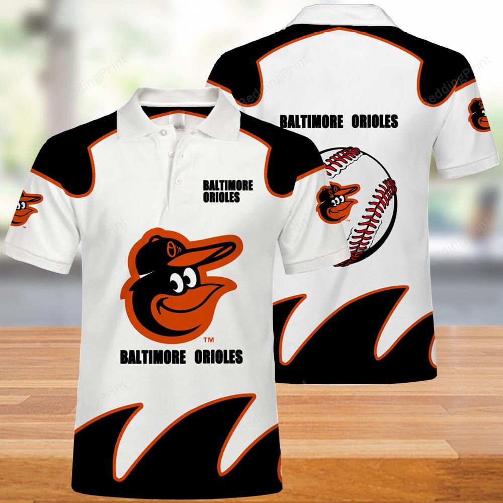 Baltimore Orioles Button Up Polo Shirt