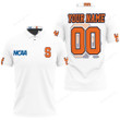 Personalized Syracuse Orange Ncaa Bomber Polo Shirt