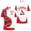 St. Louis Cardinals 3D Polo Shirt