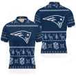 New England Patriots Nfl Christmas 3D Polo Shirt