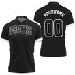 Personalized Arizona Diamondbacks Majestic Black Jersey Inspired Polo Shirt