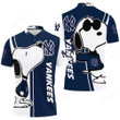New York Yankees Snoopy Lover 3D Printed Polo Shirt