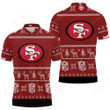 San Francisco 49Ers Christmas 3D Polo Shirt