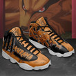 Kurama Nine Tails Air Jordan 13 Sneaker , Gift For Lover Kurama AJ13 Shoes For Men And Women