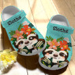Sloth With Flower Crown Baby Animal Crocs Crocband Clogs