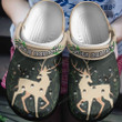 Personalized Cute Deer Playing With Bird Crocs Crocband Clogs
