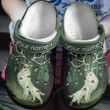 Personalized Deer With Bell Horns Crocs Crocband Clogs