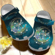 Magical Moon Dragonfly Hello Darkness Crocs Crocband Clogs