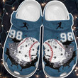 Personalized Baseball Falls Against The Wall Crocs Crocband Clogs