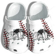 Ball Mom 3D Baseball Line Crocs Crocband Clogs