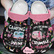 Personalized Camping Let's Get Ready To Stumble Crocs Crocband Clogs