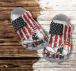 Bowling America Flag Crocs Crocband Clogs