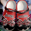 Personalized Cheerleader Red Crocs Crocband Clogs