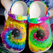 Hippie Colorful Crocs Crocband Clogs